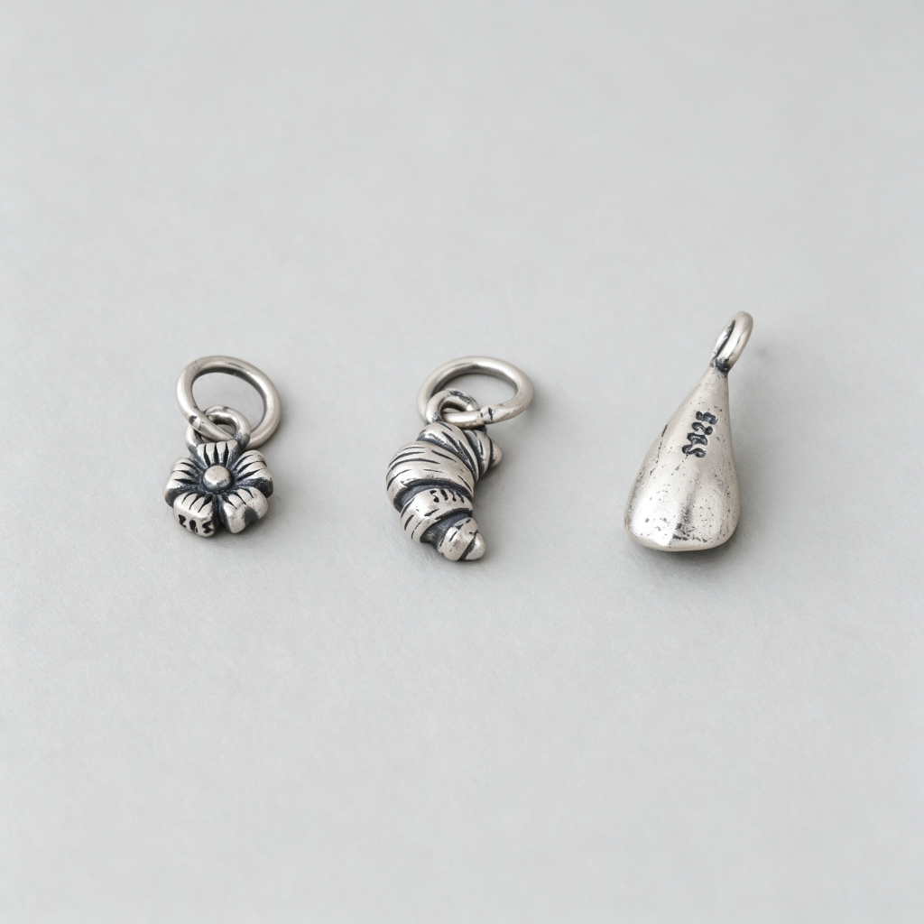 925 Silver Small Charms Retro  - огляд і ціна Jewelry Making In La