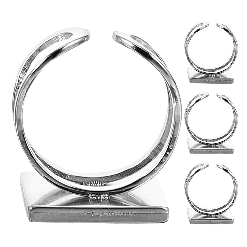 4Pcs Square Bezel Stainless St - огляд і ціна Jewelry Making Gemstones
