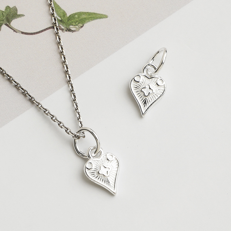 925 Silver Pendant Heart Charm - огляд і ціна Jewelry Making In La
