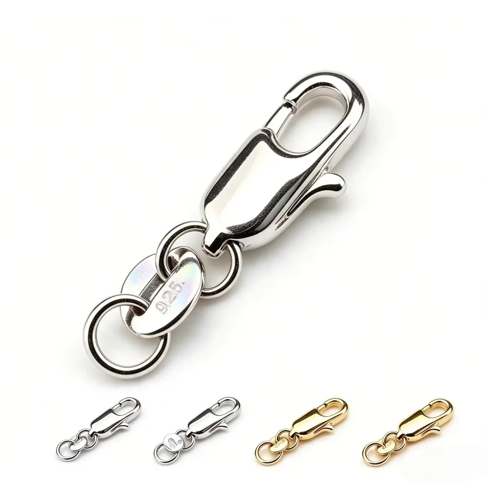 20PCS Silver Plated Universal  - огляд і ціна Lobster Clasp Silver
